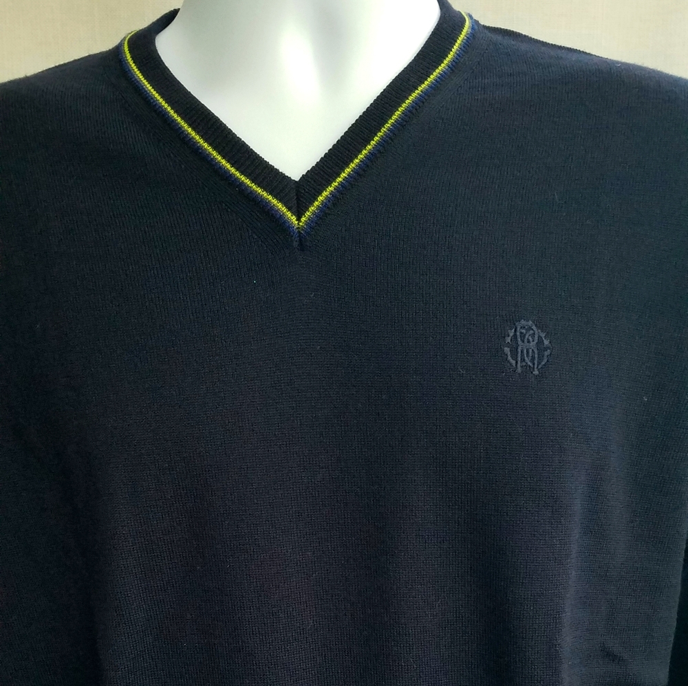 New Men's "Roberto Cavalli" Navy Sweater